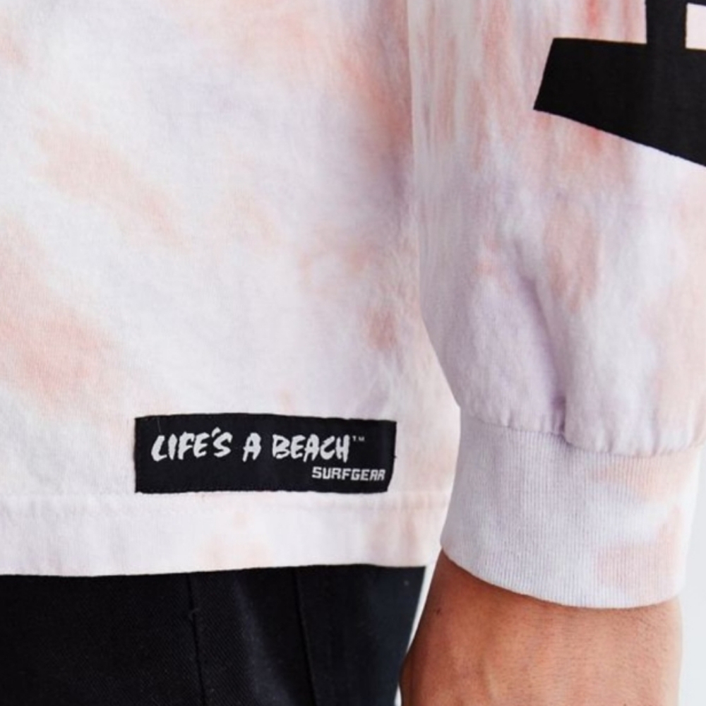 Life's A Beach Tie-Dye Long-Sleeve Tee - Picture 4 of 5